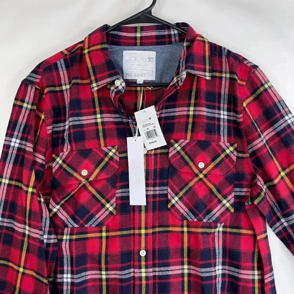Joe's The Shirt Brush Red Plaid Button Down Shirt - Picture 8 of 13